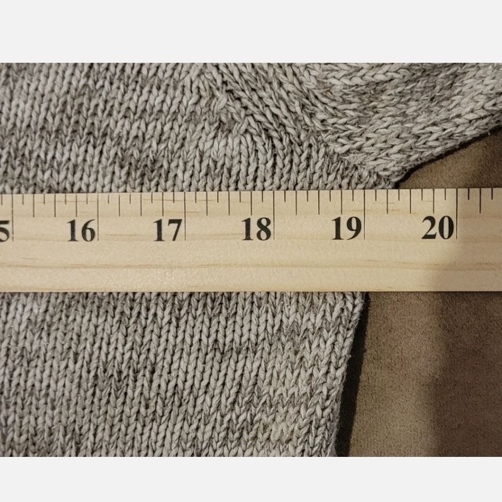 Urban Pipeline Hoodie Sweater Mens Pullover Medium Henley Tan Beige Kangaroo Pkt - Picture 7 of 7